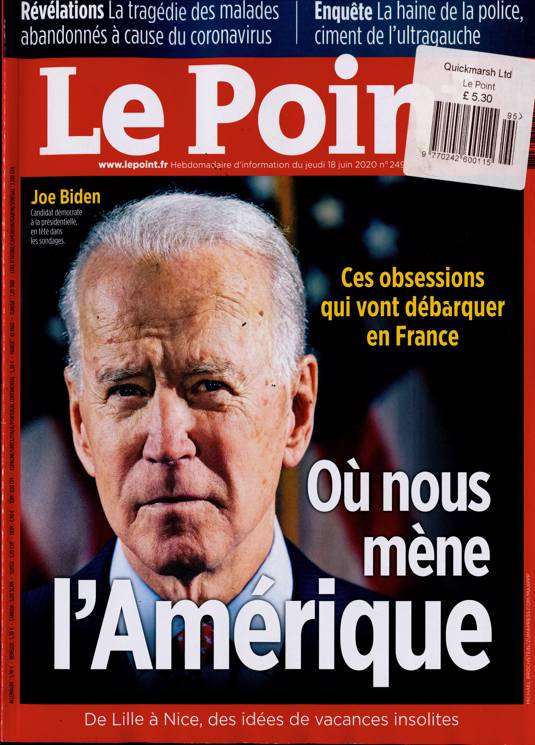 Le Point Magazine Subscription | Buy at Newsstand.co.uk | French