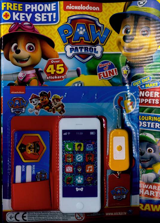 paw patrol keys