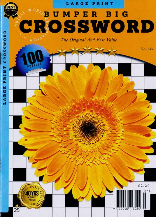 Bumper Big Crossword Magazine Subscription Buy at Newsstand.co.uk