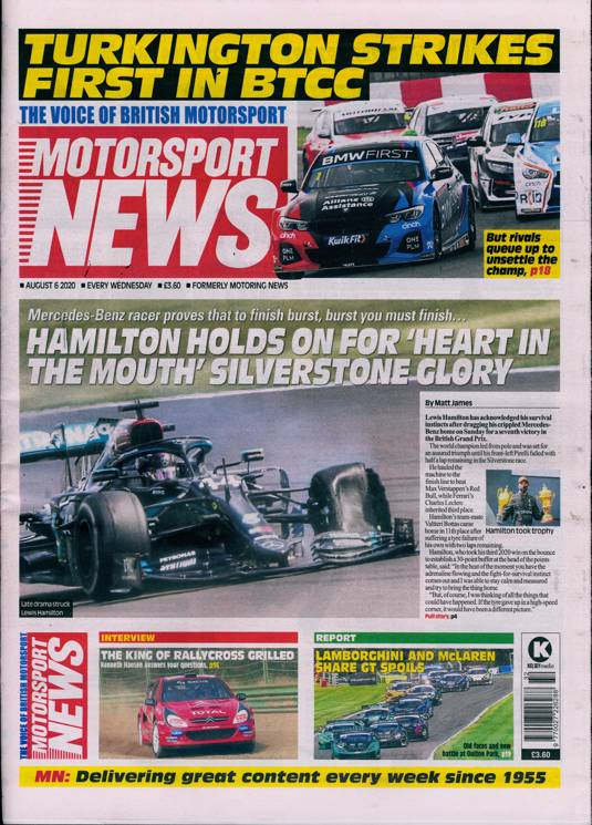Motorsport News Magazine Subscription Buy at Newsstand.co.uk