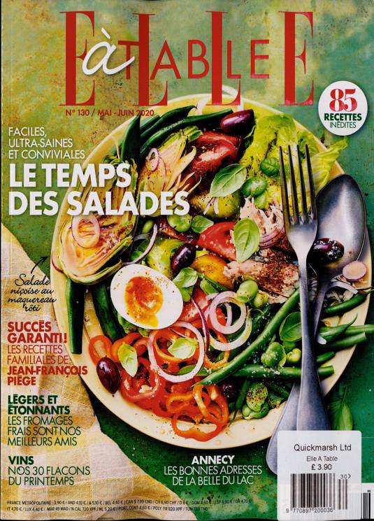Elle A Table Magazine Subscription Buy at Newsstand.co.uk French