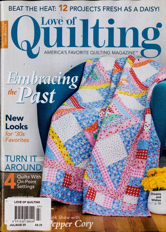 Love Of Quilting Magazine Subscription Buy at Newsstand.co.uk Quilting