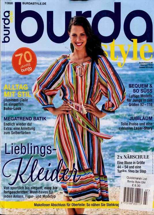 Burda Style German Magazine Subscription Buy At Newsstand Co Uk German