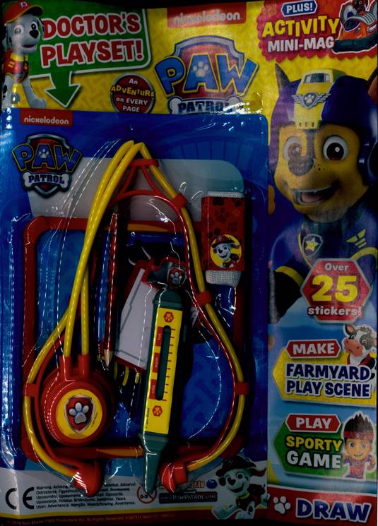 paw patrol doctor set