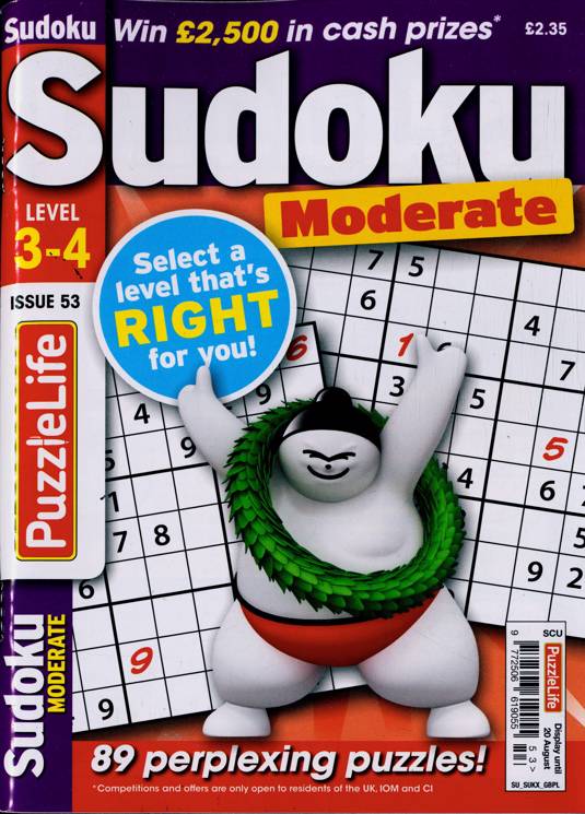 Puzzlelife Sudoku L 3 4 Magazine Subscription Buy At Newsstand co uk 