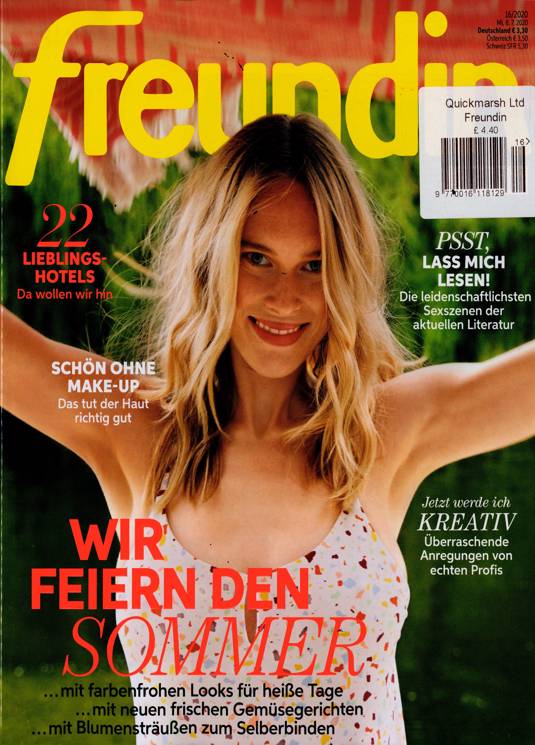 Freundin Magazine Subscription Buy At Newsstand Co Uk German Freundin Magazine Subscription Buy At Newsstand Co Uk German