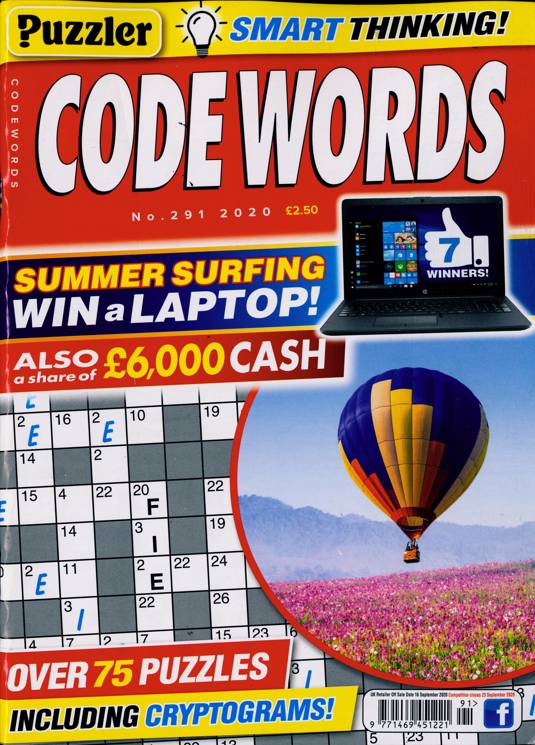 Puzzler Codewords Magazine Subscription Buy at Newsstand.co.uk Codeword