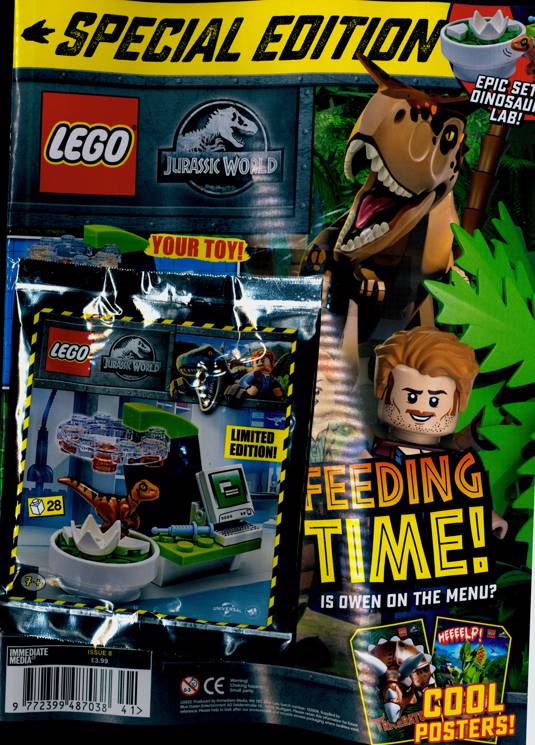 lego jurassic magazine