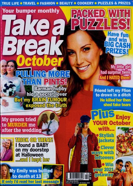 Take A Break Monthly Magazine Subscription Buy at Newsstand.co.uk