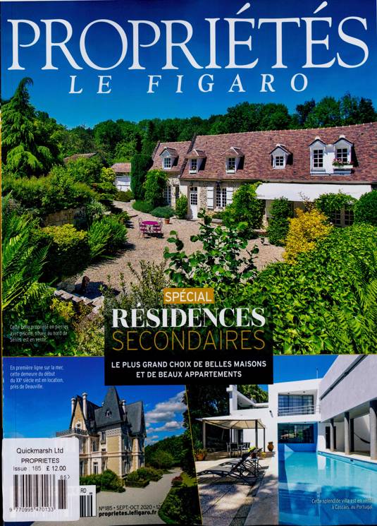 Proprietes Le Figaro Magazine Subscription Buy at Newsstand.co.uk