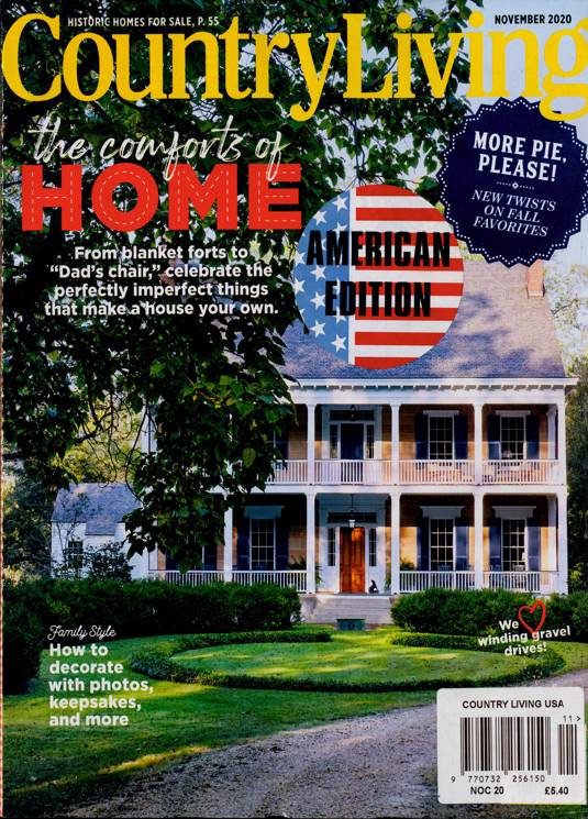 Country Living Usa Magazine Subscription Buy at Newsstand.co.uk