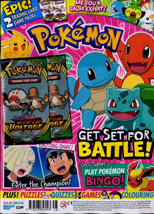 Pokemon Magazine Subscription Buy at Newsstand.co.uk Primary Boys