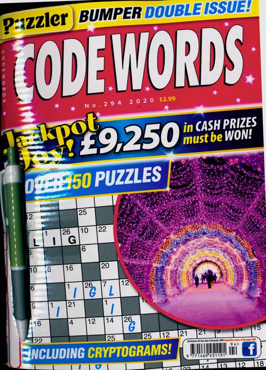 Puzzler Codewords Magazine Subscription Buy at Newsstand.co.uk Codeword
