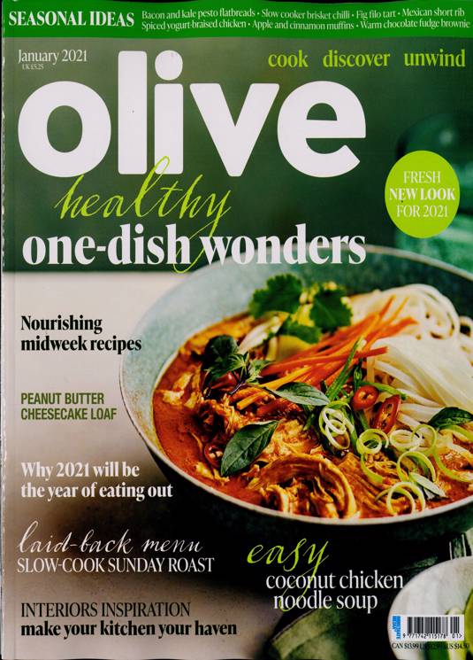 Olive Magazine Subscription Buy at Newsstand.co.uk Cooking & Food