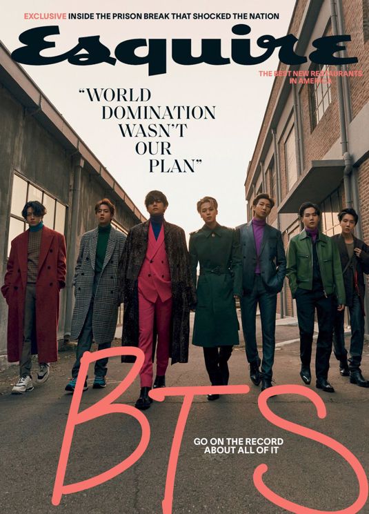 Esquire Usa Bts Winter 2020 Magazine Subscription Buy At Newsstand Co Uk Special Covers Pre Orders
