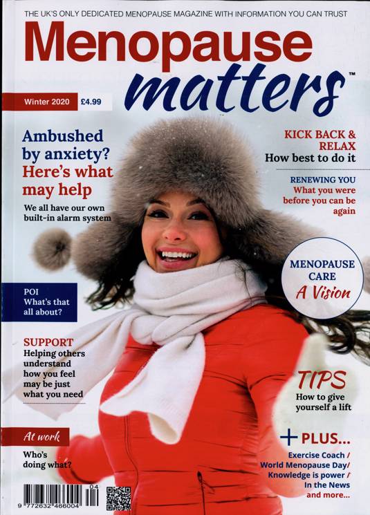 Menopause Matters Magazine Subscription Buy at Newsstand.co.uk