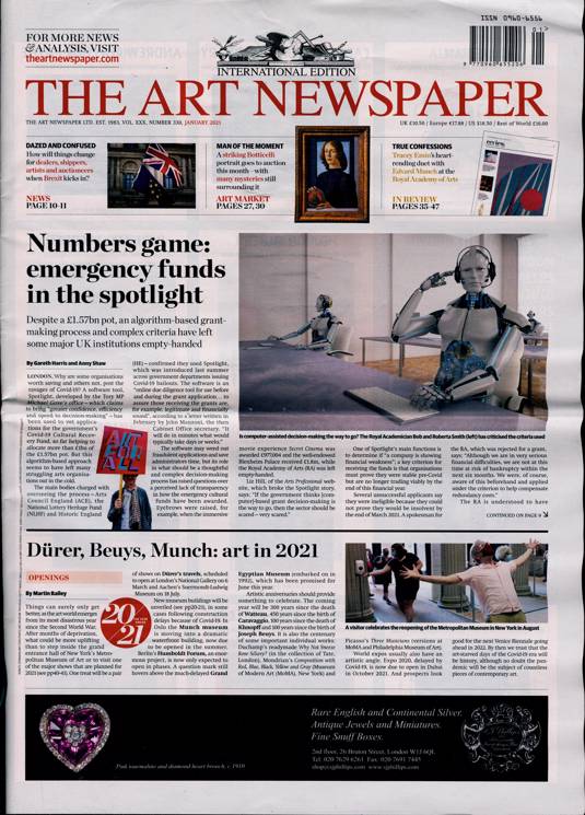 Art Newspaper Magazine Subscription | Buy at Newsstand.co.uk | Visual Arts