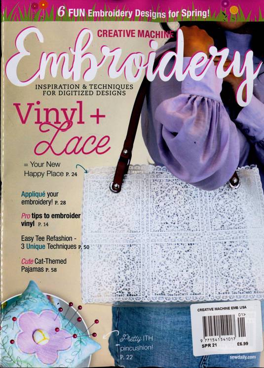 Creative Machine Embroidery Magazine Subscription Buy at Newsstand.co