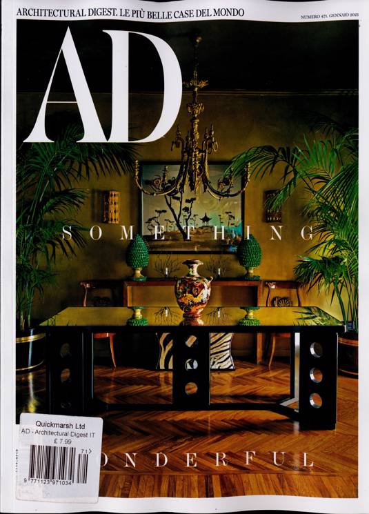Architectural Digest Italian Magazine Subscription Buy at Newsstand