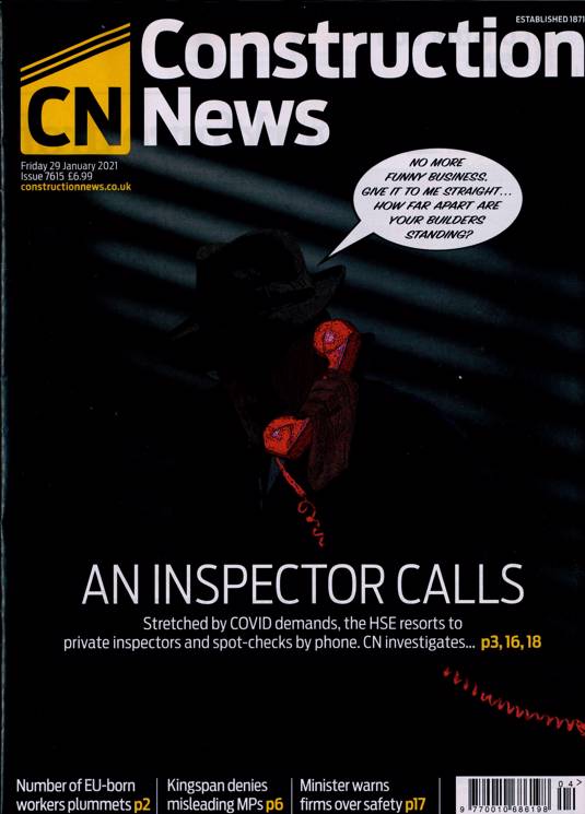 Construction News Magazine Subscription Buy at Newsstand.co.uk