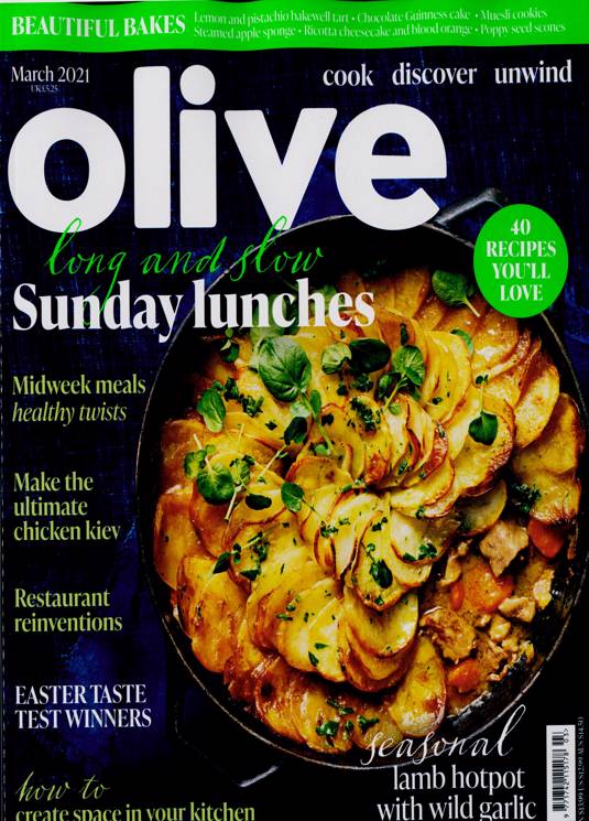 Olive Magazine Subscription Buy at Newsstand.co.uk Cooking & Food