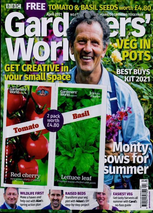 Bbc Gardeners World Magazine Subscription Buy at Newsstand.co.uk
