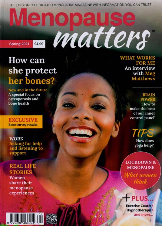 Menopause Matters Magazine Subscription Buy at Newsstand.co.uk General Women's