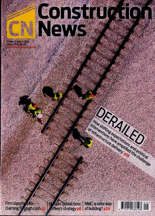 Construction News Magazine Subscription Buy at Newsstand.co.uk