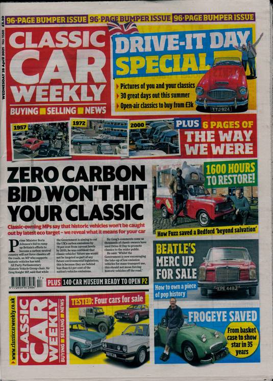 Classic Car Weekly Magazine Subscription Buy at Newsstand.co.uk