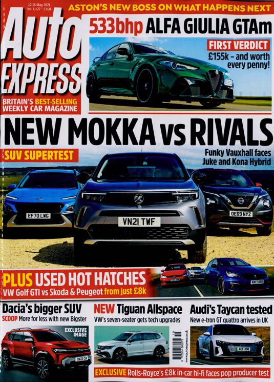 Auto Express Magazine Subscription | Buy at Newsstand.co.uk | General Car