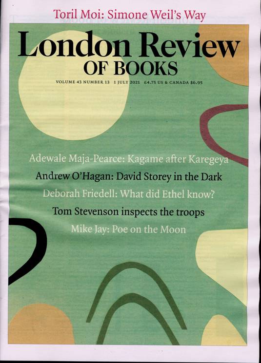 London Review Of Books Magazine Subscription Buy at Newsstand.co.uk