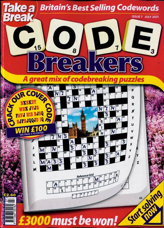 Take A Break Codebreakers Magazine Subscription Buy At Newsstand Co Uk Other Mixed Puzzles
