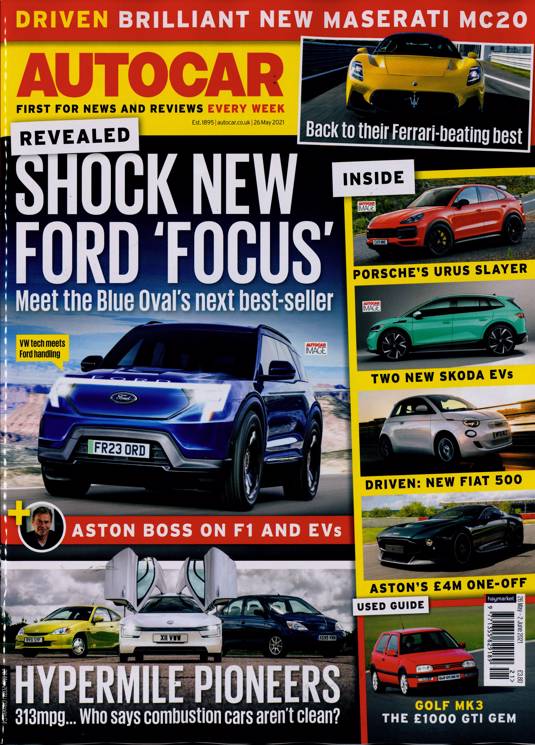 Autocar Magazine Subscription Buy at Newsstand.co.uk General Car