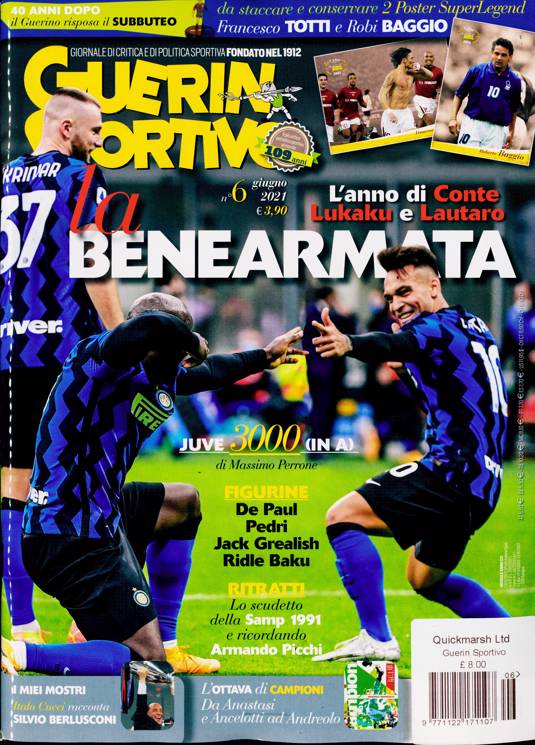Guerin Sportivo Magazine Subscription Buy at Newsstand.co.uk Italian