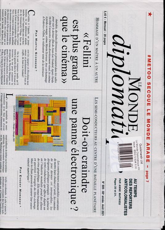 Le Monde Diplomatique Magazine Subscription Buy at Newsstand.co.uk French
