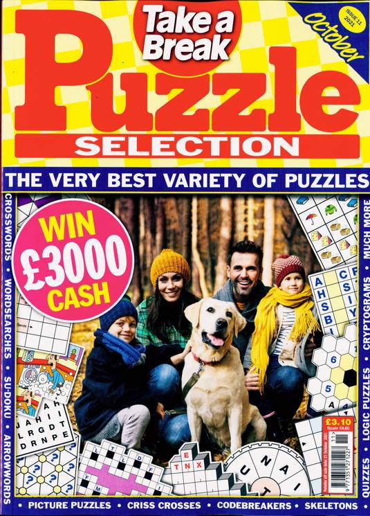 Take A Break Puzzle Selection Magazine Subscription Buy at Newsstand