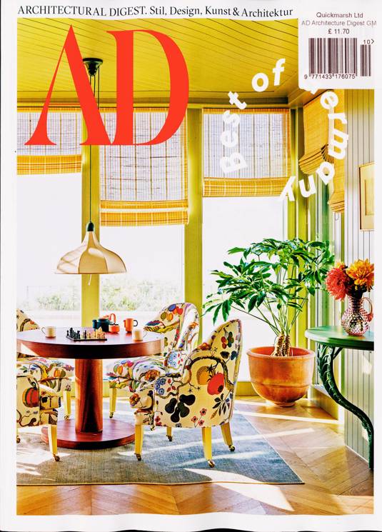 Architectural Digest German Magazine Subscription Buy at Newsstand.co