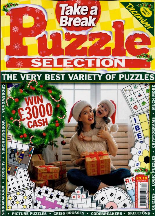 Take A Break Puzzle Selection Magazine Subscription Buy at Newsstand