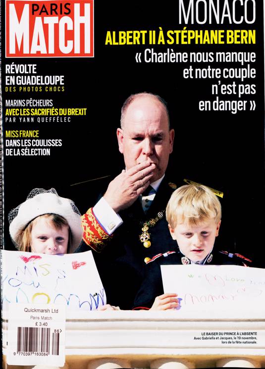 Paris Match Magazine Subscription | Buy at Newsstand.co.uk | French