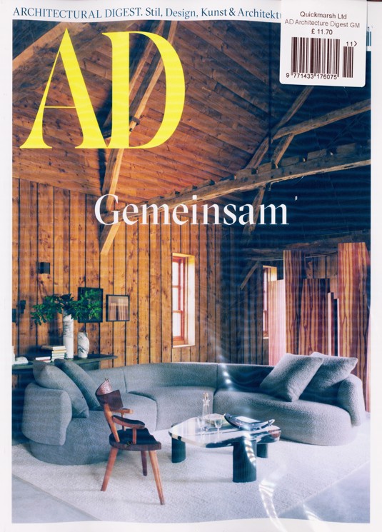 Architectural Digest German Magazine Subscription Buy at Newsstand.co