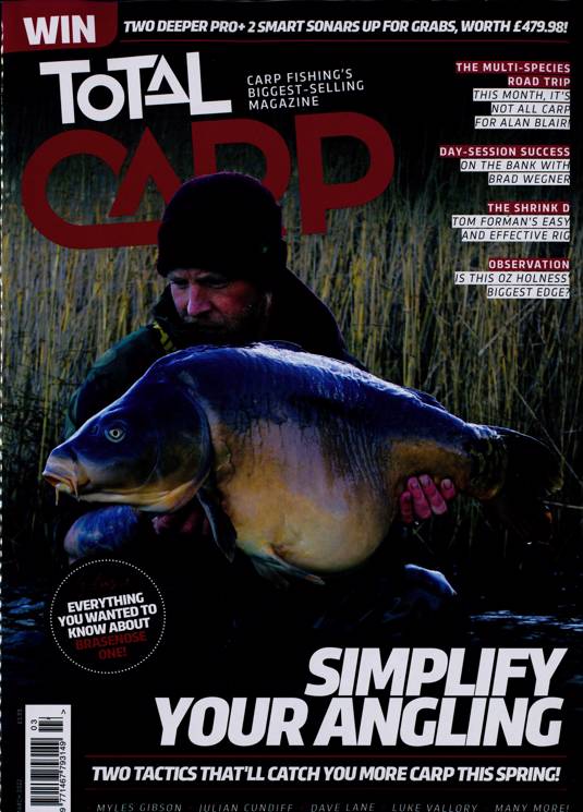 Total Carp Magazine Subscription Buy at Newsstand.co.uk Coarse Fishing