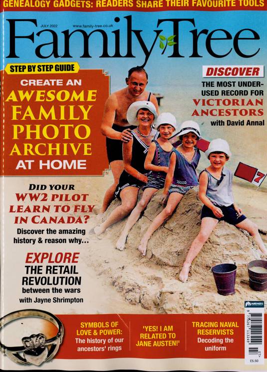 Family tree magazine subscription buy at newsstand co uk miscellaneous