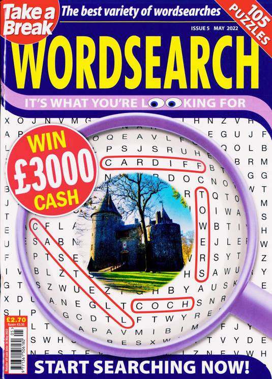 Take A Break Wordsearch Magazine Subscription Buy At Newsstand co uk Wordsearch