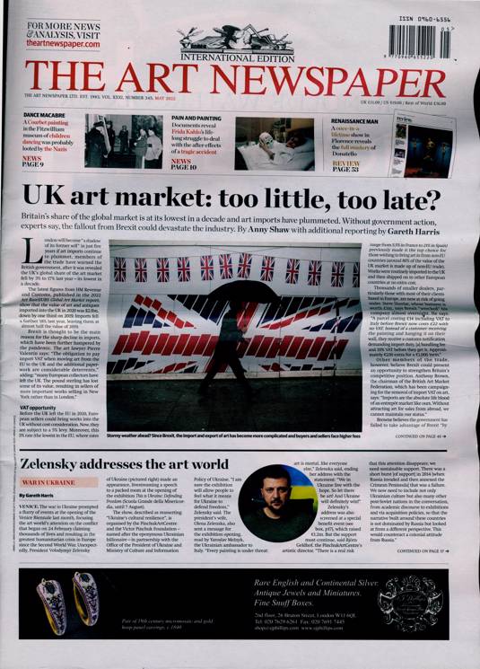 Art Newspaper Magazine Subscription Buy at Newsstand.co.uk Visual Arts