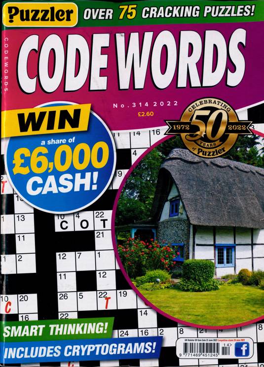 Puzzler Codewords Magazine Subscription | Buy at Newsstand.co.uk | Codeword
