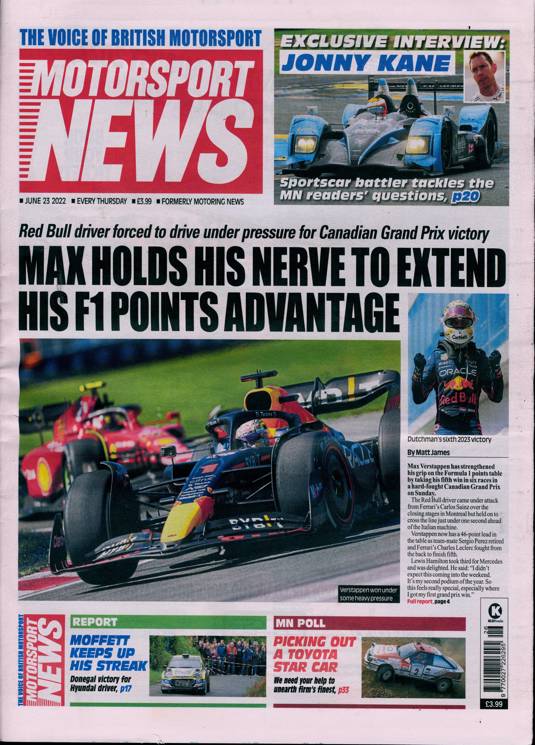Motorsport News Magazine Subscription Buy at Newsstand.co.uk