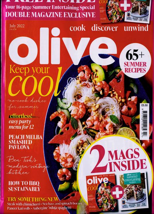 Olive Magazine Subscription Buy at Newsstand.co.uk Cooking & Food