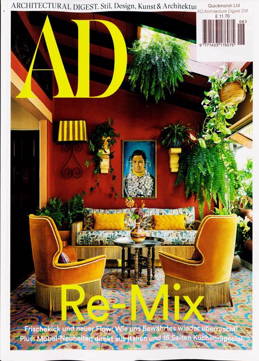 Architectural Digest German Magazine Subscription Buy at Newsstand.co