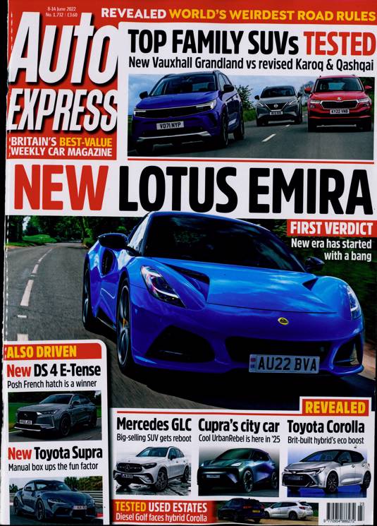 Auto Express Magazine Subscription Buy at Newsstand.co.uk General Car
