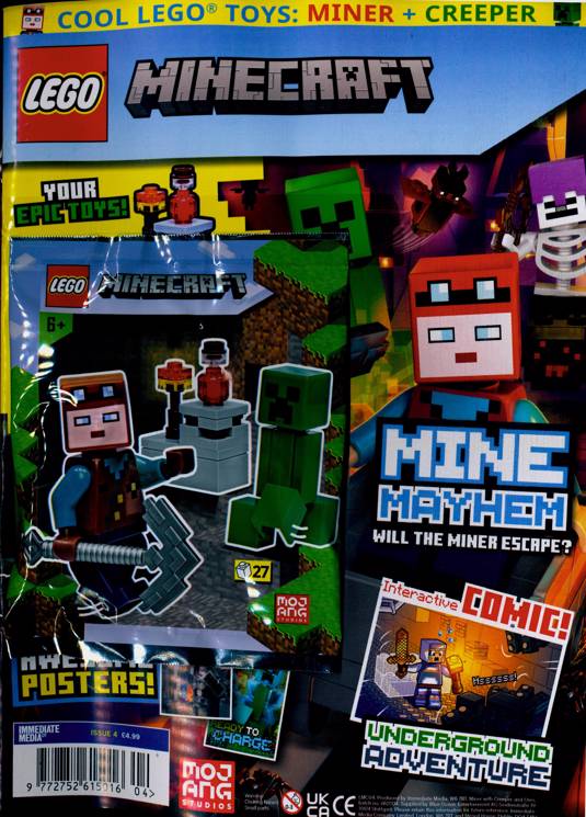 Lego Minecraft Magazine Subscription Buy at Newsstand.co.uk Primary